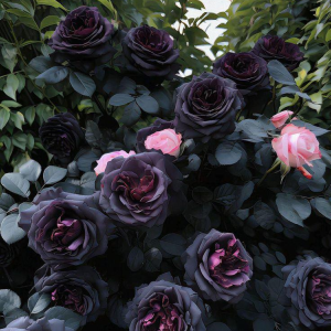 Роза Черная купить по цене от 450р. в интернет-магазине «Посадика» с доставкой почтой в в Верхняя Салдае и по всей России – [изображение №1].
