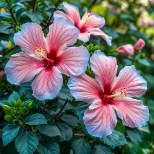 Гибискус садовый Тропикал Сан купить по цене от 293р. в интернет-магазине «Посадика» с доставкой почтой в в Верхняя Салдае и по всей России – [изображение №1].