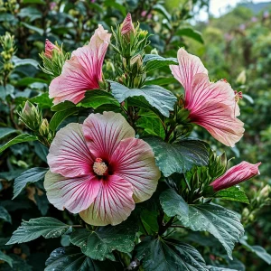 Гибискус Иден Бьюти купить по цене от 460р. в интернет-магазине «Посадика» с доставкой почтой в в Верхняя Салдае и по всей России – [изображение №1].