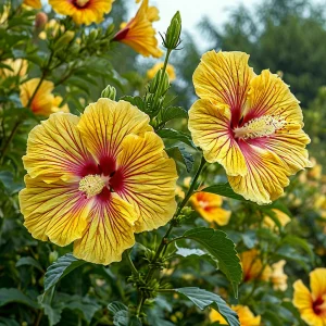 Гибискус Свит Соната купить по цене от 249р. в интернет-магазине «Посадика» с доставкой почтой в в Верхняя Салдае и по всей России – [изображение №1].