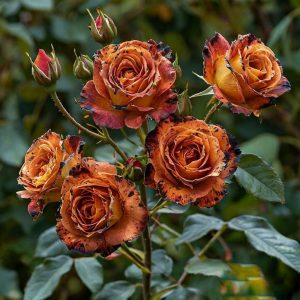 Роза плетистая Оранжевый Бриллиант купить по цене от 450р. в интернет-магазине «Посадика» с доставкой почтой в в Верхняя Салдае и по всей России – [изображение №1].